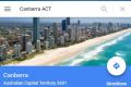 Those who typed 'Canberra' into Google Maps were met with an image of Surfers Paradise instead.