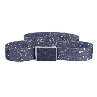 Navy blue glitter belt