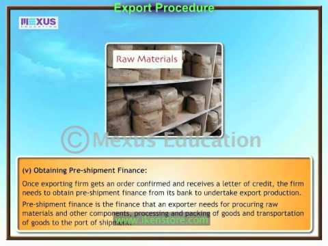 Learn about Export Procedure