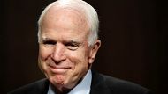 FILE - In this July 11, 2017, file photo, Sen. John McCain, R-Ariz., arrives on Capitol Hill in Washington. McCain has ...