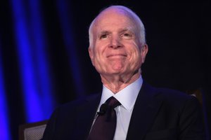 U.S. Senator John McCain speaking at the 2016 Arizona Manufacturing Summit at the Arizona Biltmore in Phoenix, Arizona