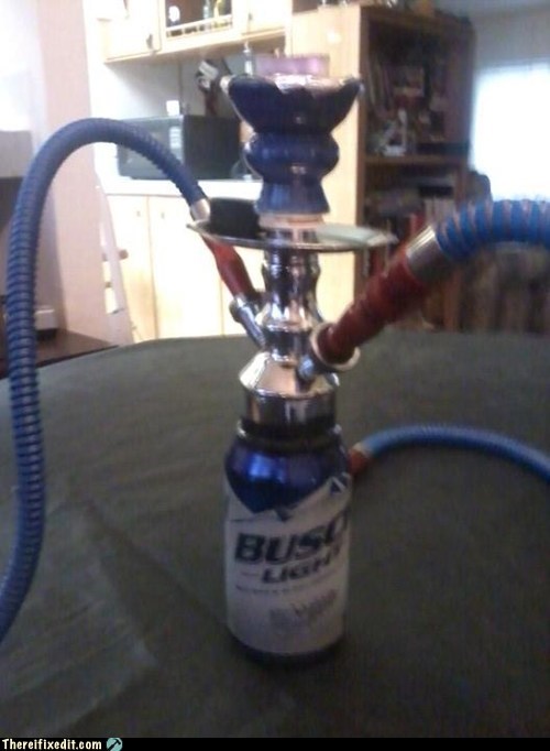 beer beer can busch busch light can hookah - 5726204416