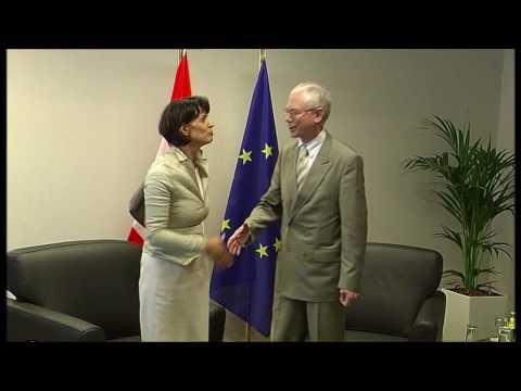 With President and Head of Government of the Swiss Confederation, Doris LEUTHARD