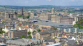 Quality image of Edinburgh - general view of city centre.