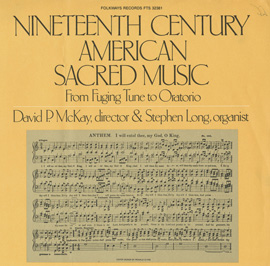 Nineteenth Century American Sacred Music