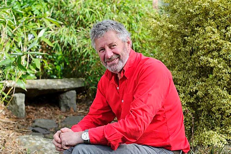 Stephen Ryan in his Macedon garden. Photo: Shawn Smits.