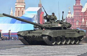 Russia T-90A main battle tank