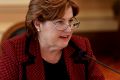 Member for Bundamba Jo-Ann Miller questions the Queensland Deputy Premier Jackie Trad at the Finance and Administration ...