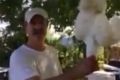 US politician Mike Moon sparked controversy after he filmed himself slaughtering a chicken this week.