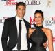 Shaun Hampson and Megan Gale arrive at the 57th Annual Logie Awards at Crown Palladium on May 3, 2015 in Melbourne, ...