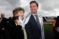 Co-trainers Gai Waterhouse and Adrian Bott at Randwick racecourse in August.