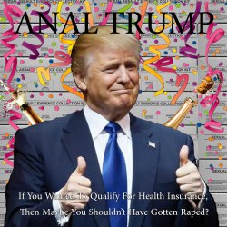 Anal Trump - If You Wanted To Qualify For Health Insurance, Then Maybe You Shouldn t Have Gotten Raped? (2017)