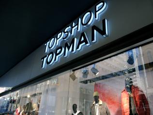 Topman and Topshop signage outside a retail store in Sydney, Thursday, May 25, 2017. The company operating Topshop's Australian stores has entered voluntary administration, becoming the latest in a list of retailers to stumble amid sluggish consumer spending. (AAP Image/Joel Carrett) NO ARCHIVING