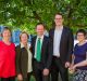 The Green's five lead candidates in the 2016 election,  Caroline Le Couteur, Veronica Wensing, Shane Rattenbury, Michael ...