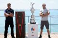 The oldest trophy in sport: Peter Burling will skipper Team New Zealand against Spithill's Team USA.