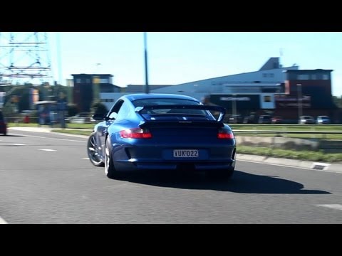 Porsche 911 GT3 Drifting, Action and Accelerating! 1080p HD