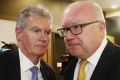 ASIO Director-General of Security Duncan Lewis and Attorney-General Senator George Brandis in May.