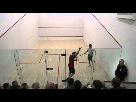 World number 1 Squash Player James Willstrop vs Indian Champion Saurav Ghosal