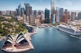 The highest value project is Lendlease's $1.5 billion Circular Quay Office Tower (tallest building - towards right) ...
