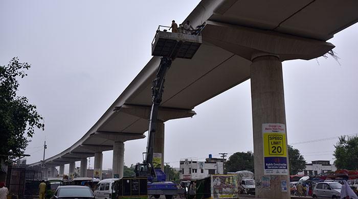 Lahore’s Orange Metro Train nears the finish line