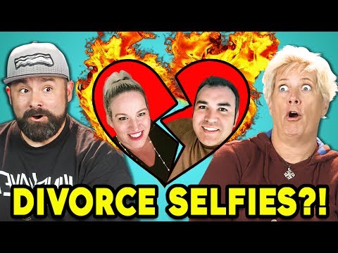 PARENTS REACT TO DIVORCE SELFIES?! (#DivorceSelfie)