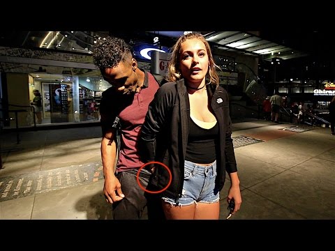 BLACK GUY PENIS SIZE SOCIAL EXPERIMENT | HOLLYWOOD