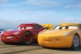 Lightning McQueen, voiced by Owen Wilson, left, and Cruz Ramirez, voiced by Cristela Alonzo in a scene from Cars 3.