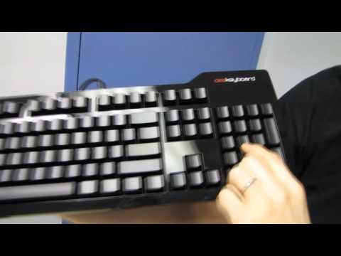 Metadot Das Keyboard Ultimate Blank Mechanical Blue Keyboard Unboxing & First Look Linus Tech Tips