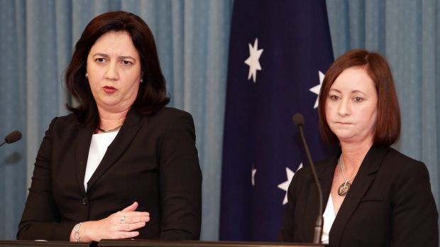 Premier Annastacia Palaszczuk with Attorney-General Yvette D'Ath, who admitted she had used a private account from "time ...