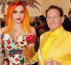 Happier times: Gabi Grecko after she got engaged to her now estranged husband, Geoffrey Edelsten, in 2014.