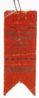 Pan African Congress 1945 delegate ribbon