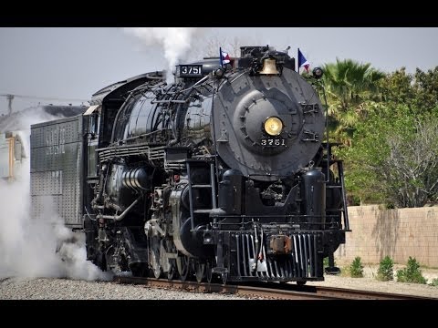 ATSF 3751 Steam Train to San Bernardino 2014