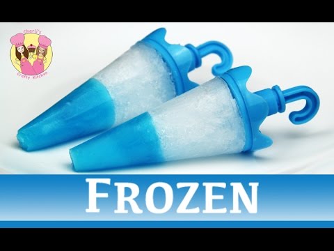 FROZEN JELLO TIP POPSICLES - ice lolly block pop - disney movie princess Elsa Anna