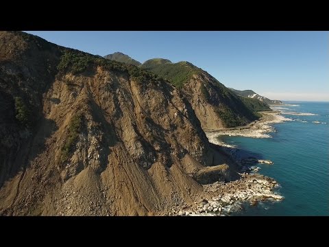 Spectacular HD DRONE FOOTAGE of KAIKOURA EARTHQUAKE DAMAGE