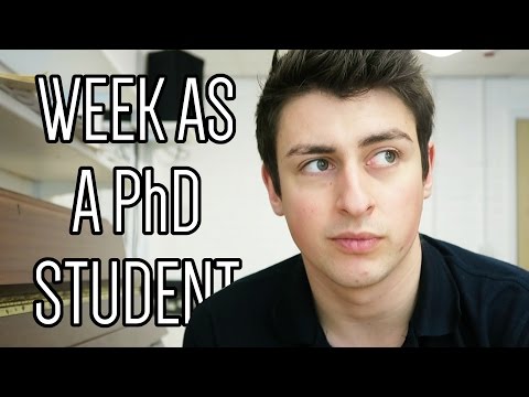 A week as a PhD student