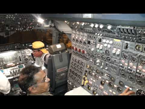 Boening 747 Flight Engineer panle