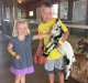 Kallan (right) and Kadan Maresh fell ill after visiting a Minnesota petting zoo.