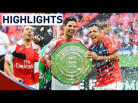 Arsenal 3-0 Manchester City - Community Shield 2014 | Goals & Highlights