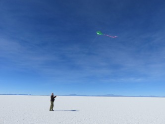 You realise just how insignificant you are when in the middle of a sea of salt.