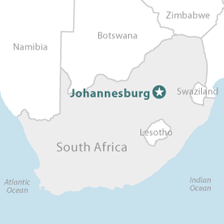 map of johannesburg