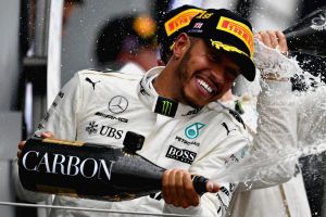 It was a record fifth British Grand Prix for Lewis Hamilton.