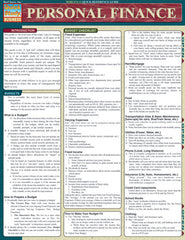 Personal Finance Laminated Reference Guide