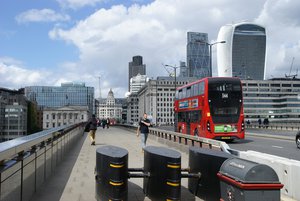 London Bridge security barriers