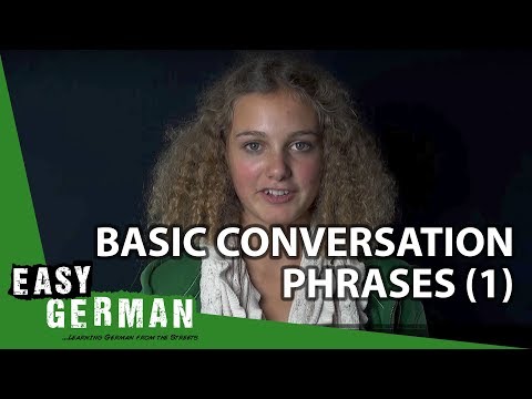 Easy German - Basic Conversation Phrases 1