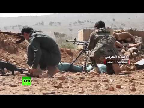 RAW: Syrian government forces capture territory in Homs province