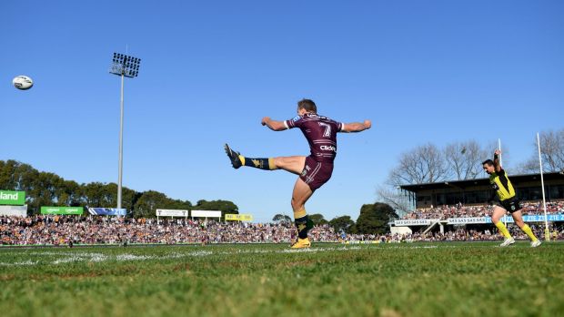 Sharpshooter: Daly Cherry-Evans regained the goalkicking duties today.