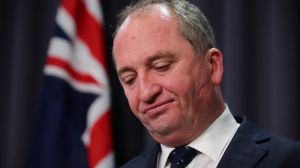 Deputy Prime Minister Barnaby Joyce addresses the media during a press conference at Parliament House in Canberra on ...