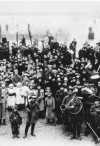 Children of the poor celebrate the first anniversary of the October revolution