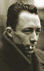 Picture of Albert Camus, author of L'Etranger (The Outsider, The Stranger) and The Plague (La Peste); French literature, twentieth century