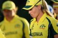 Disappointed: Australia captain Meg Lanning.